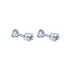 Серьги серебро 925 серебряные гвоздики пусеты Miestilo