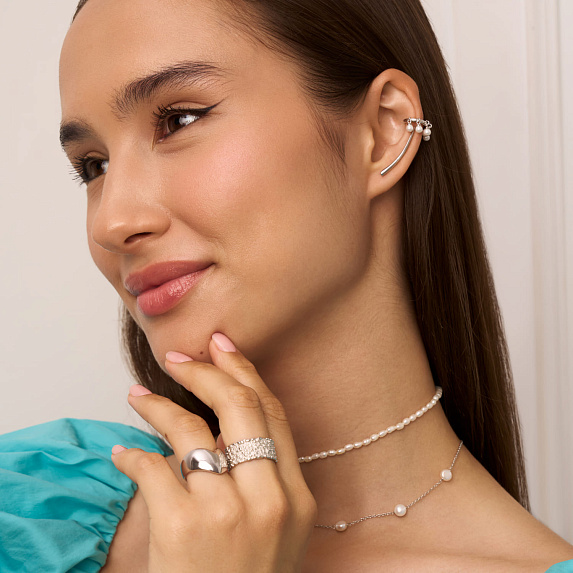 Серьги серебро 925 серебряные клаймберы Miestilo