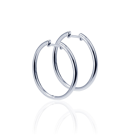 Серебряные серьги конго MIESTILO Miestilo