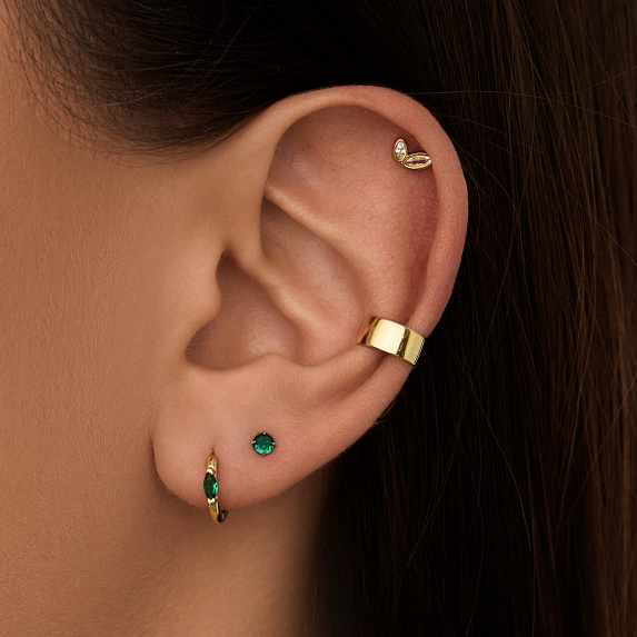 Серьги серебро 925 серебряные гвоздики женские с камнем Miestilo