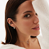 Серьги кольца серебро 925 серебряные круглые конго Miestilo