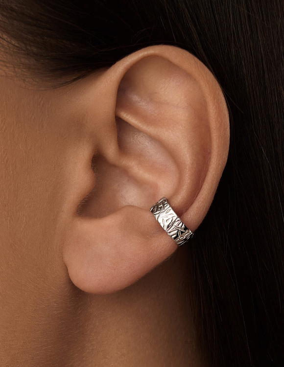 Серебряный классический кафф MIESTILO Miestilo