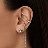 Серьги серебро 925 серебряные гвоздики сердечки Miestilo