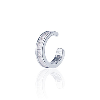Серьга кафф серебро 925 моносерьга серебряная одиночная MIESTILO Miestilo