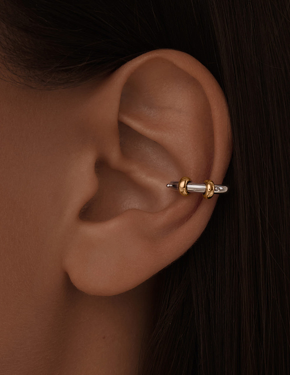 Серебряный кафф Miestilo