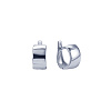 Серьги кольца серебро 925 широкие маленькие колечки Miestilo