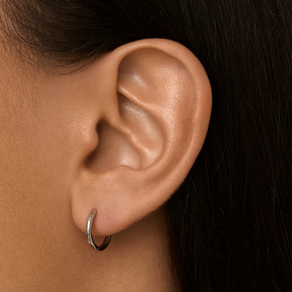 Серьги кольца серебро 925 серебряные конго Miestilo