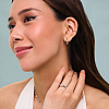 Серебряный кафф с искуственной бирюзой Miestilo