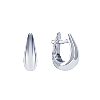 Серьги колечки серебро 925 серебряные круглые Miestilo