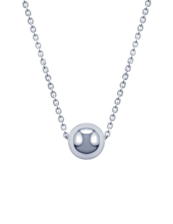 Подвеска серебро 925 на шею круг Miestilo  2