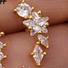 Серебряный пирсинг с фианитами Miestilo