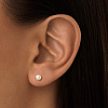 Серьги серебро 925 серебряные гвоздики с жемчугом Miestilo