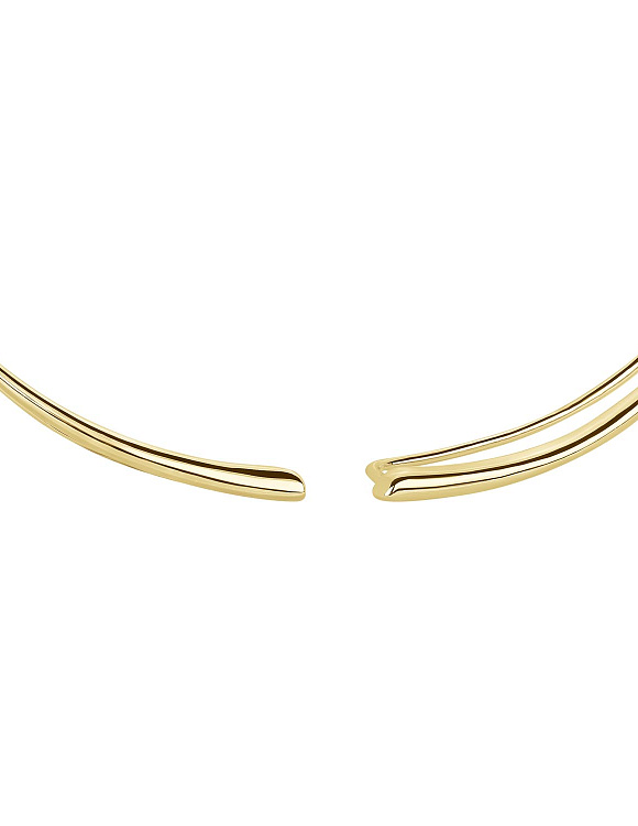 Серьги клаймберы серебро 925 серебряные без застежки в позолоте Miestilo