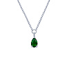 Подвеска серебро 925 на шею капля Miestilo