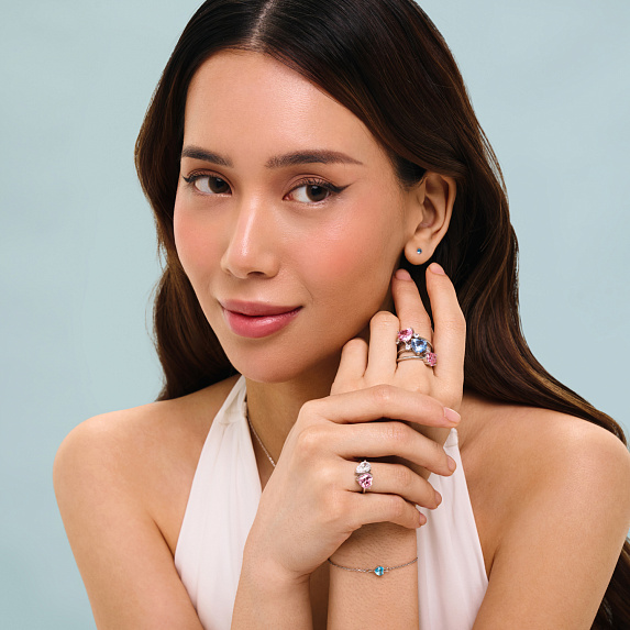 Серьги серебро 925 серебряные гвоздики женские маленькие Miestilo