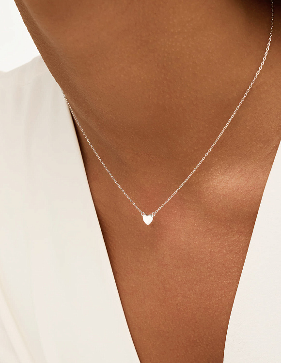 Серебряная подвеска сердце MIESTILO Miestilo