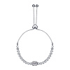 Серебряный браслет с фианитами Miestilo