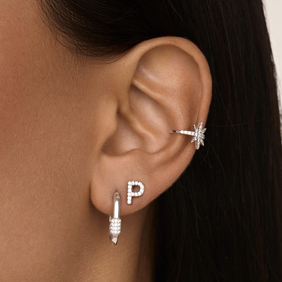 Серьги колечки серебро 925 серебряные круглые конго Miestilo