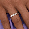 Серебряное кольцо с фианитами Miestilo
