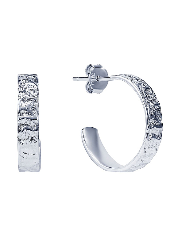 Серьги серебро 925 серебряные гвоздики женские кольца Miestilo  2