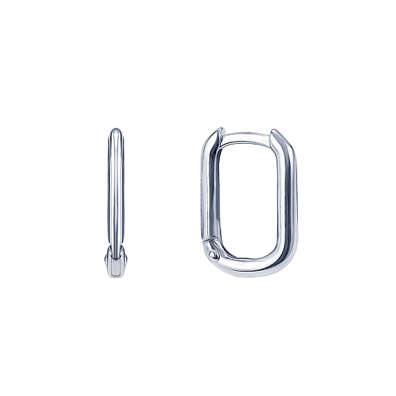 Серьги серебро 925, серьги кольца серебро, серьги конго серебро 925 Miestilo