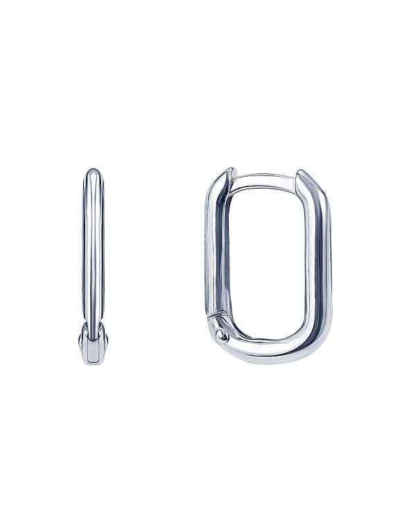 Серьги серебро 925, серьги кольца серебро, серьги конго серебро 925 Miestilo  2