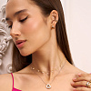 Серьги колечки серебро 925 серебряные круглые Miestilo