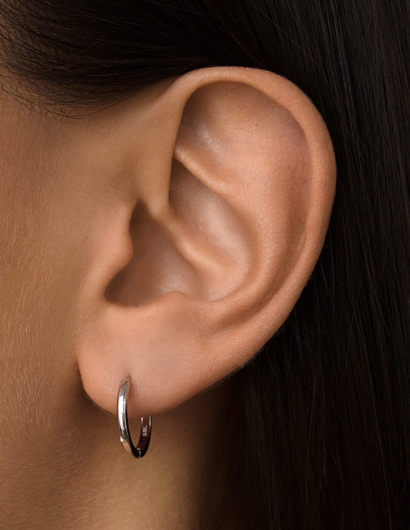 Серебряные серьги-конго L MIESTILO  Miestilo