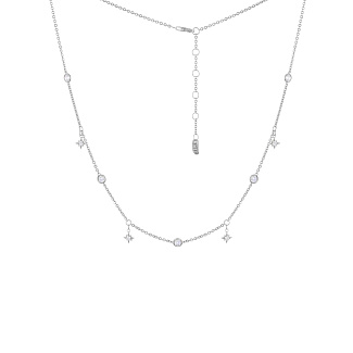 Колье на шею серебро 925 Miestilo