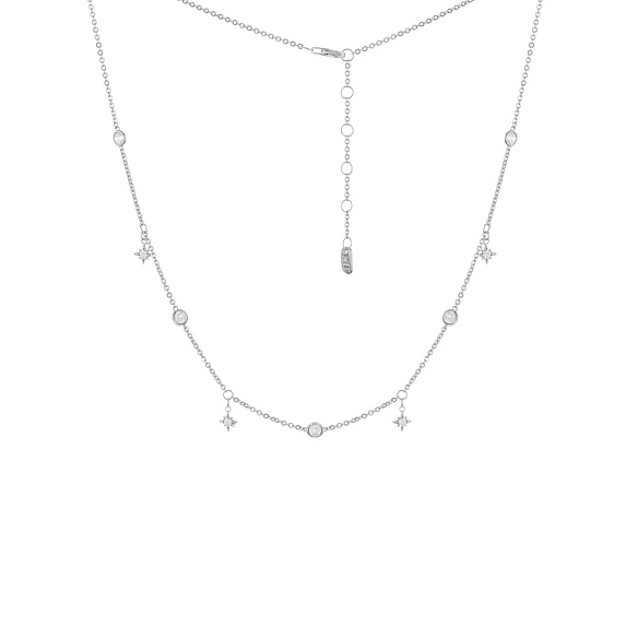 Колье на шею серебро 925 Miestilo