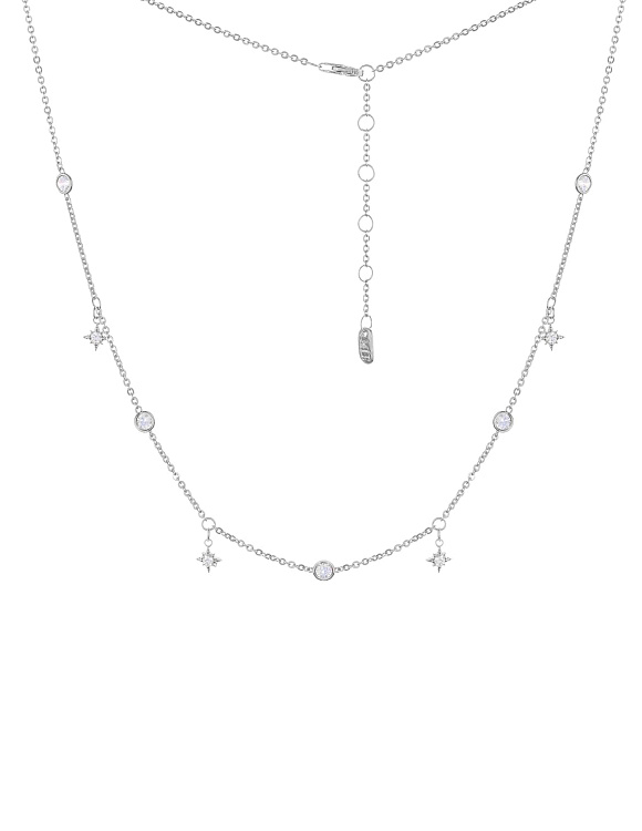 Колье на шею серебро 925 Miestilo  2