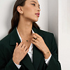 Серебряный браслет с фианитом в огранке маркиз Miestilo