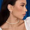 Пирсинг в ухо хрящ серебро 925 с фианитами Miestilo