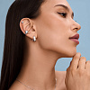 Серебряный пирсинг цветок Miestilo