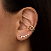 Серьги серебро 925 позолоченные клаймберы птички Miestilo