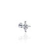 Серебряный пирсинг с фианитами MIESTILO Miestilo