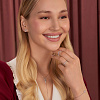 Моносерьга серебро 925 гвоздик c буквой D Miestilo