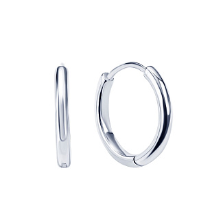 Серьги кольца серебро 925 серебряные конго Miestilo
