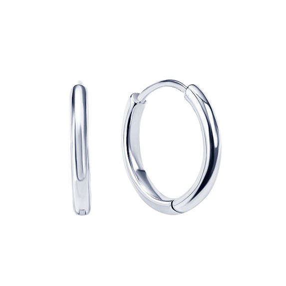 Серьги кольца серебро 925 серебряные конго Miestilo