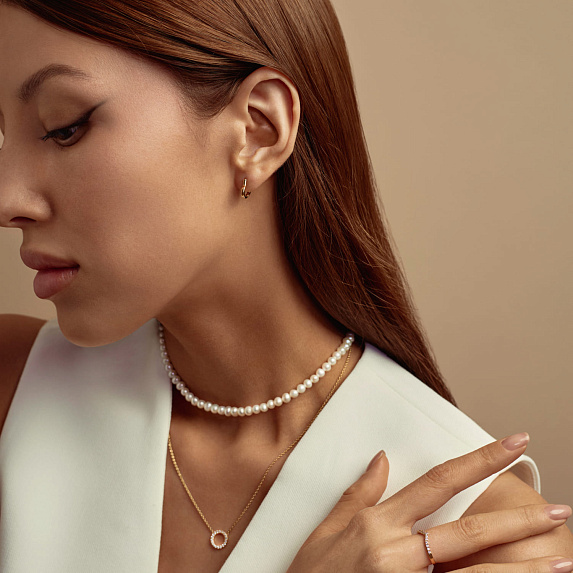 Серьги серебро 925 женские позолоченные сердечки Miestilo
