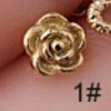 Серебряный пирсинг цветок с фианитом Miestilo