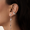 Серебряные серьги с фианитами Miracle Miestilo