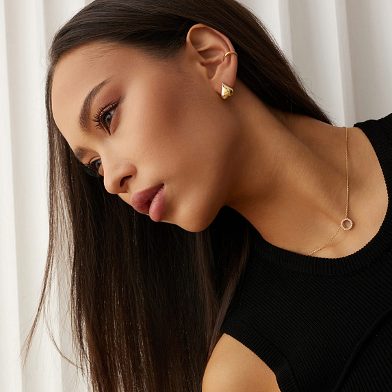Серьги серебро 925 серебряные гвоздики женские сердечки Miestilo