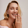 Серебряное кольцо с фианитами Miestilo