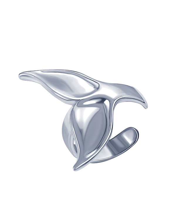 Серьга кафф серебро 925 моносерьга серебряная одиночная Miestilo  2