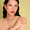 Серебряное кольцо с фианитом в огранке эмеральд Miestilo