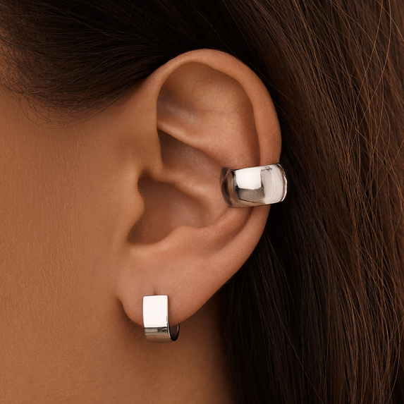 Серебряные U-образные пусеты Miestilo