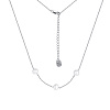 Серебряное колье с натуральным жемчугом Miestilo