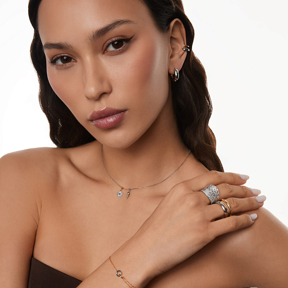 Серебряное кольцо мятое h 15,5мм Miestilo
