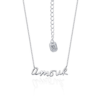 Серебряное колье AMOUR MIESTILO Miestilo